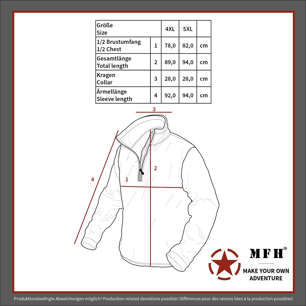 Brit. Thermojacke, oliv,Lightweight, große Größen