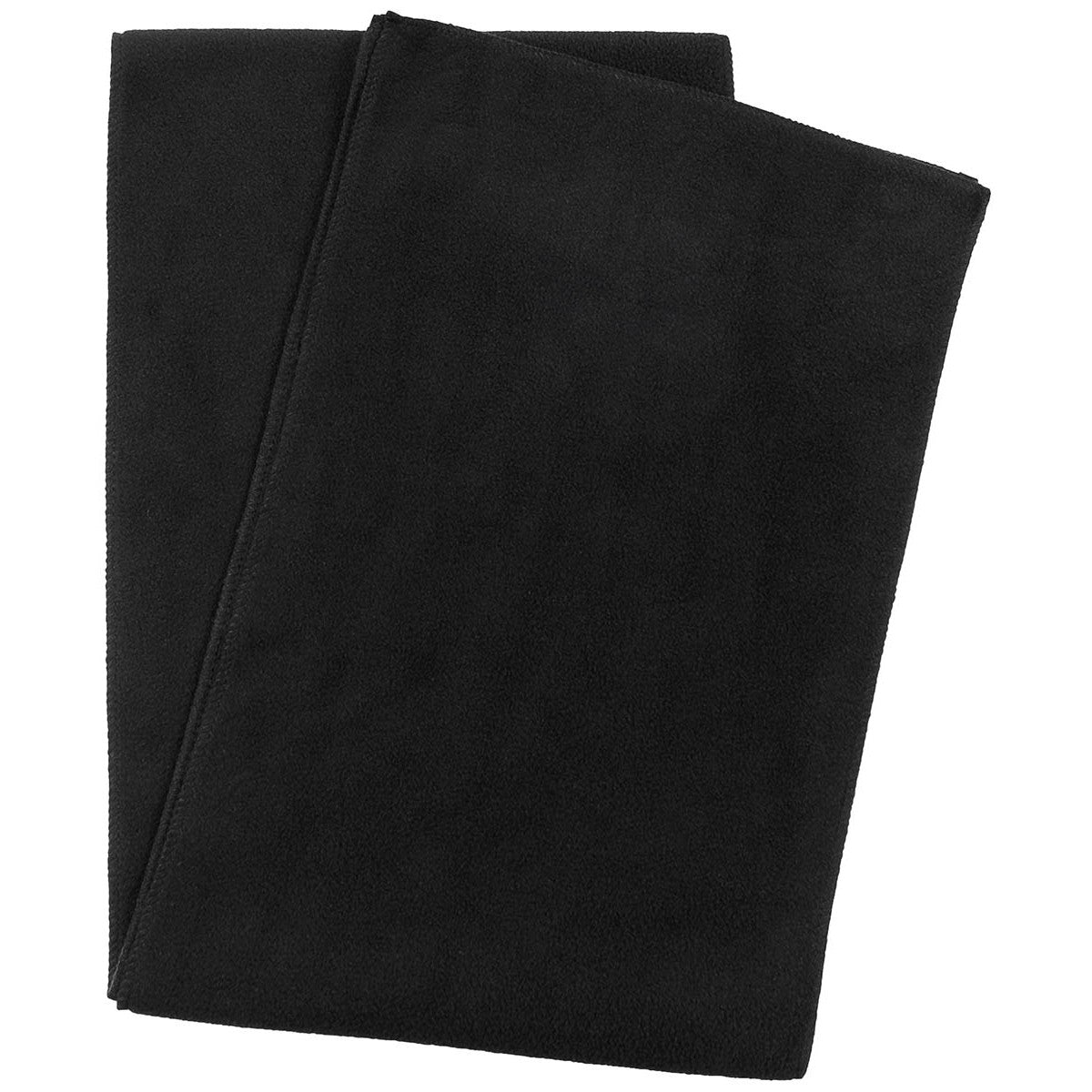 Fleece-Schal, schwarz,ca. 160 x 25 cm