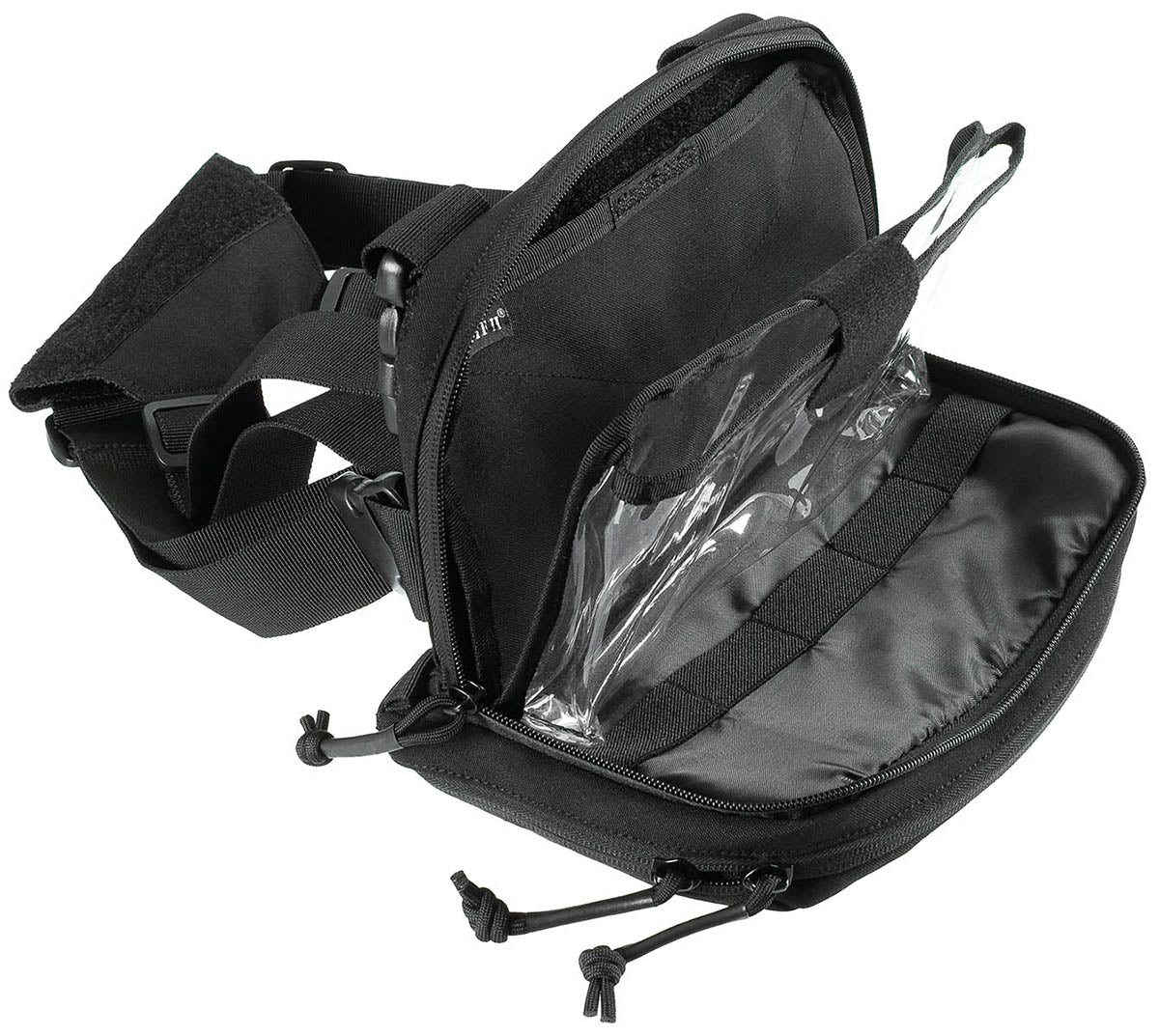 Karten-/Tablet-Tasche,klappbar, schwarz