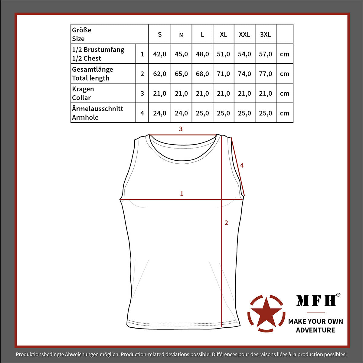 US Tank-Top, schwarz,170 g/m²