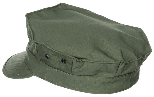 US Cap, "USMC", Rip Stop,oliv, Marine-Corps-Druck