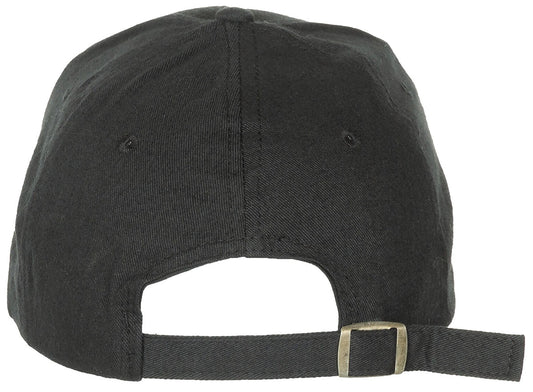 BB Cap, flach, schwarz,gebürstet
