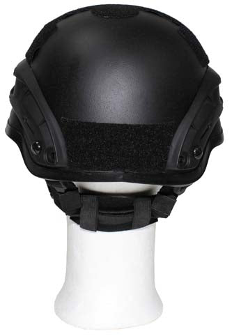 US Helm, "MICH 2002", Rails,schwarz, ABS-Kunststoff