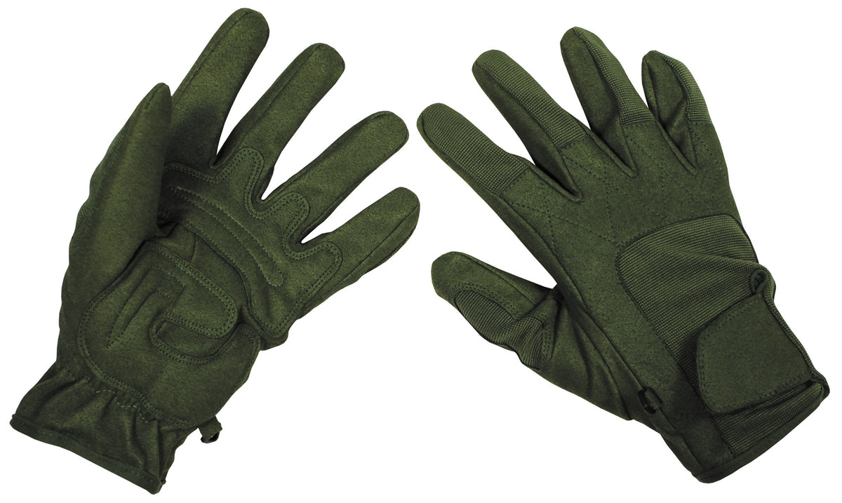 Fingerhandschuhe,Worker light, oliv
