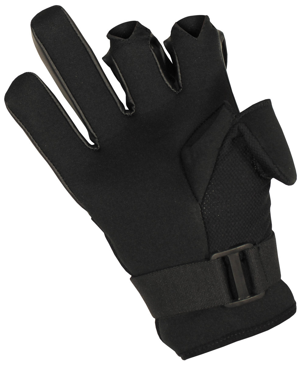 Fingerhandschuhe, "Mesh",Neopren, schwarz