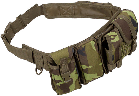 Hüftgurt, mit 6 Taschen,ca. 5,5 cm, M 95 CZ tarn