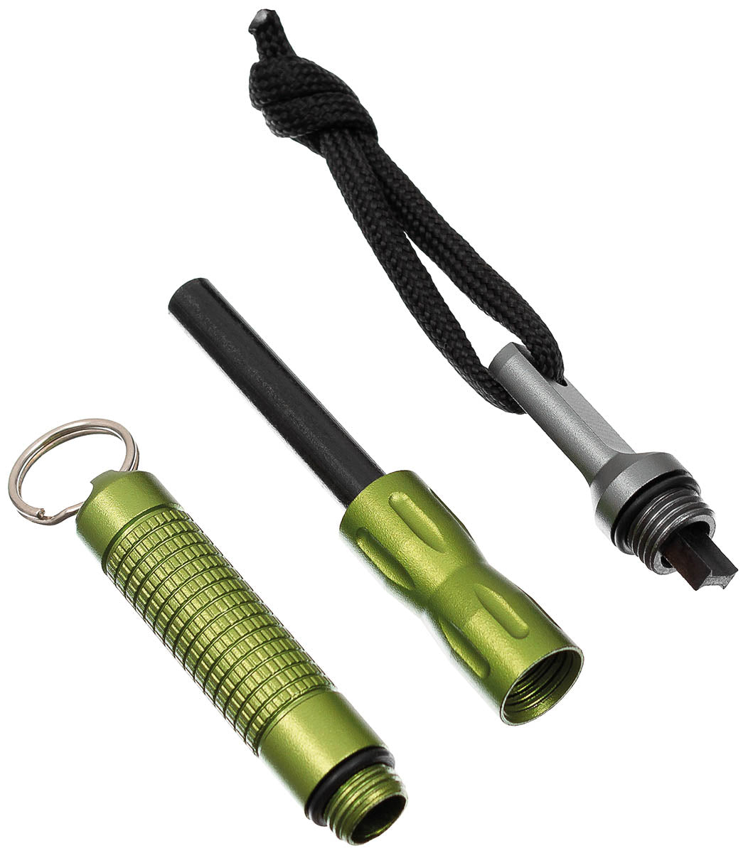Feuerstarter, Zündstein,Compact, oliv
