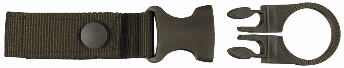 Flaschenhalter, oliv,für Gürtel und "MOLLE"-System