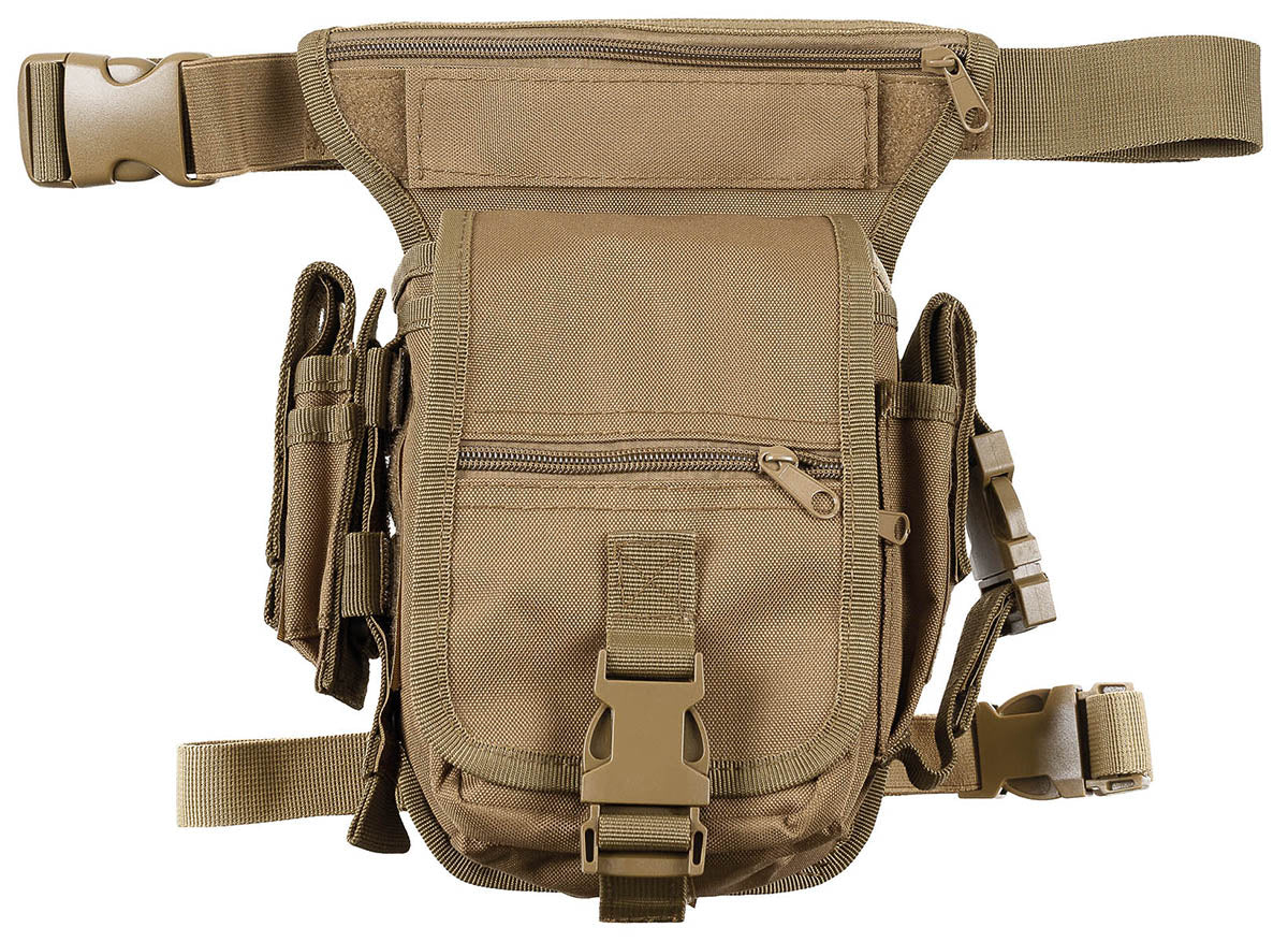 Hip Bag, coyote tan,Bein- und Gürtelbefestigung