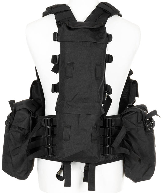 Tactical Weste, div. Taschen, schwarz