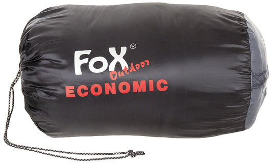 Mumienschlafsack, "Economic",schwarz-grau