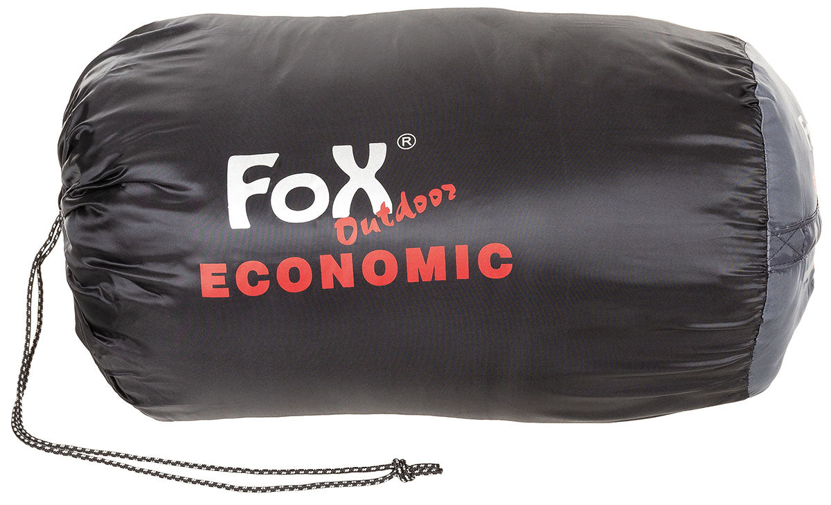 Mumienschlafsack, "Economic",schwarz-grau