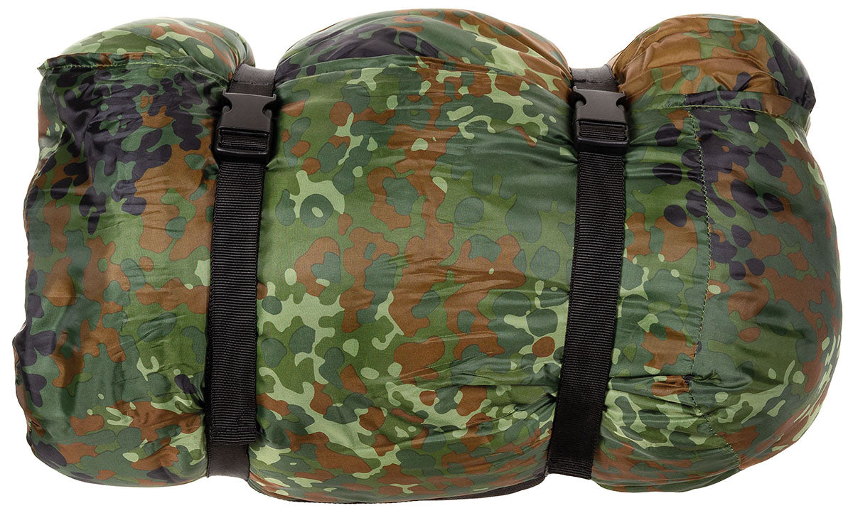 Israel. Pilotenschlafsack,flecktarn, 2-lagige Füllung