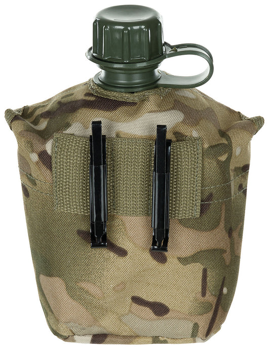 US Plastikfeldflasche, 1 l,Hülle, operation-camo
