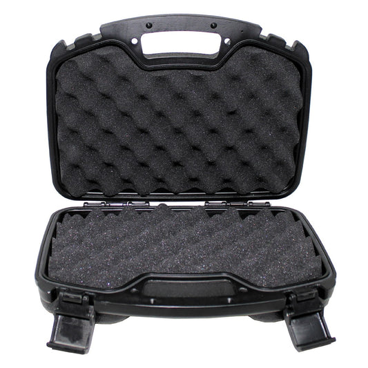 Pistolen-Koffer, Kunststoff,groß, abschließbar, schwarz