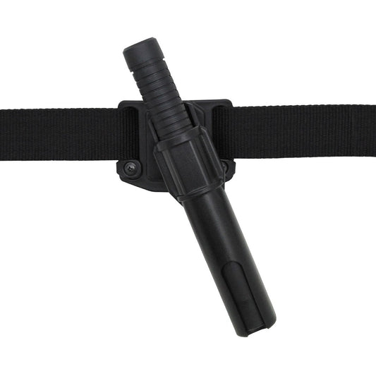 Schlagstockhalter, 16 cm,drehbar, schwarz