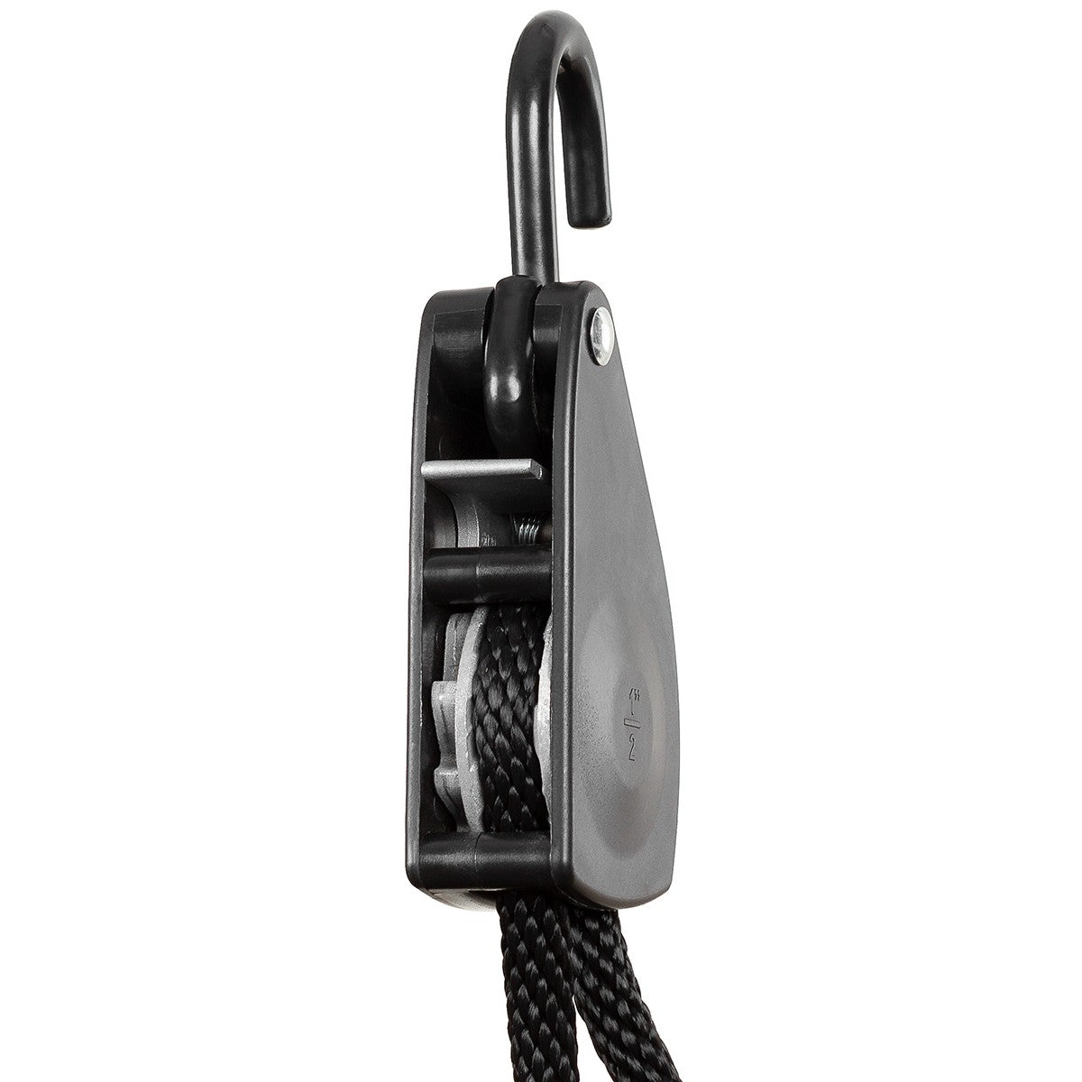 Spannseil, 11 mm, 2 Meter,mit Ratschensicherung, schwarz