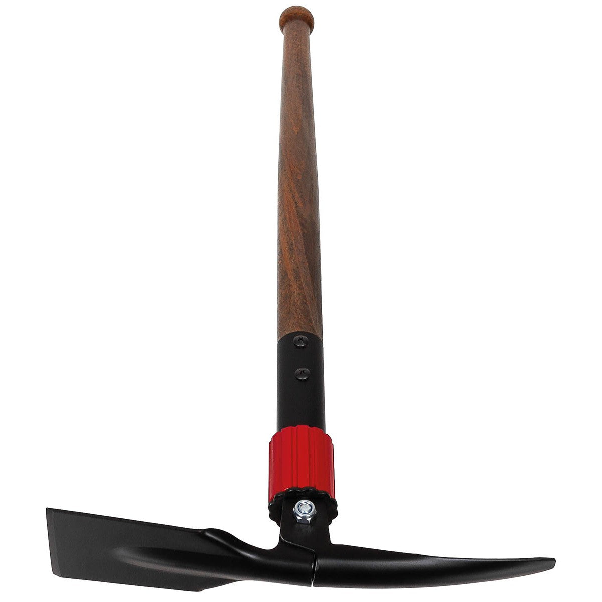 Pickel, klappbar,mit Holzstiel