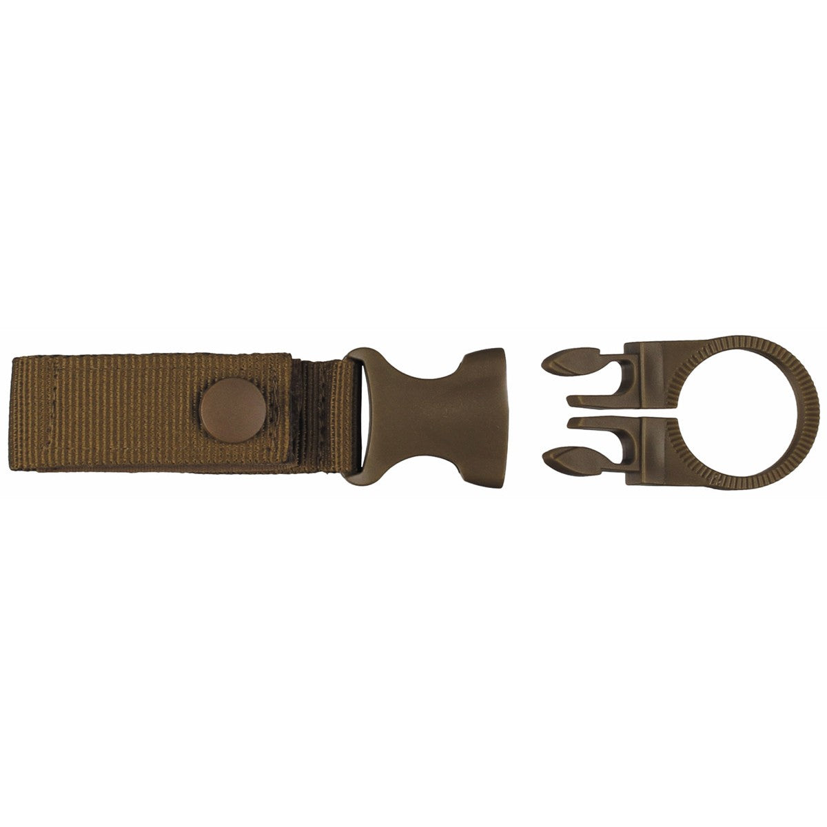 Flaschenhalter, coyote tan,für Gürtel und "MOLLE"-System