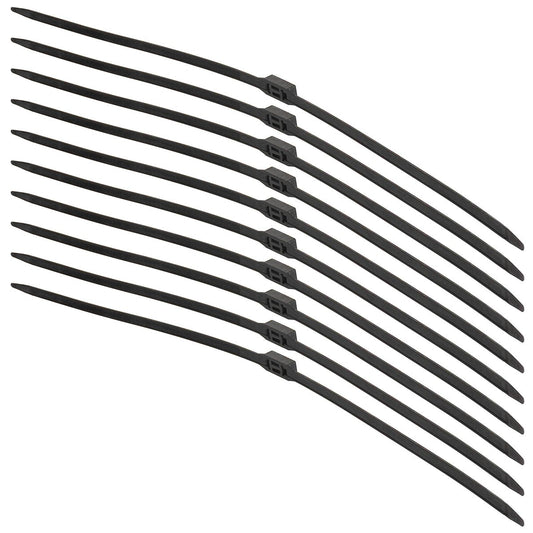 Kunststoffhandschellen,10 St./P., 89 x 1,3cm, schwarz