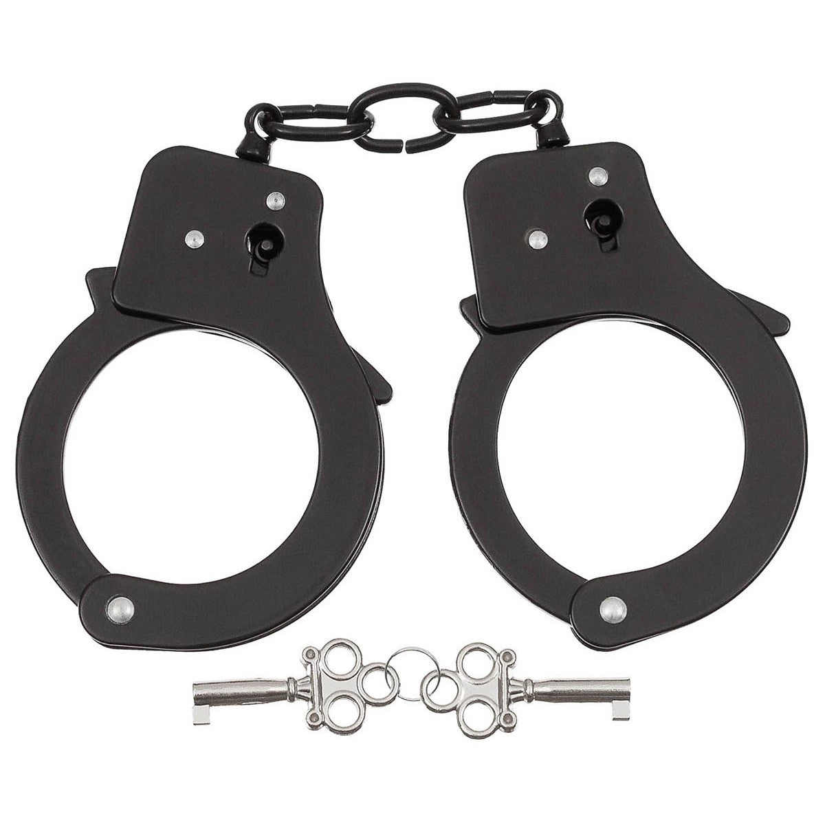 Handschellen, 2 Schlüssel,schwarz