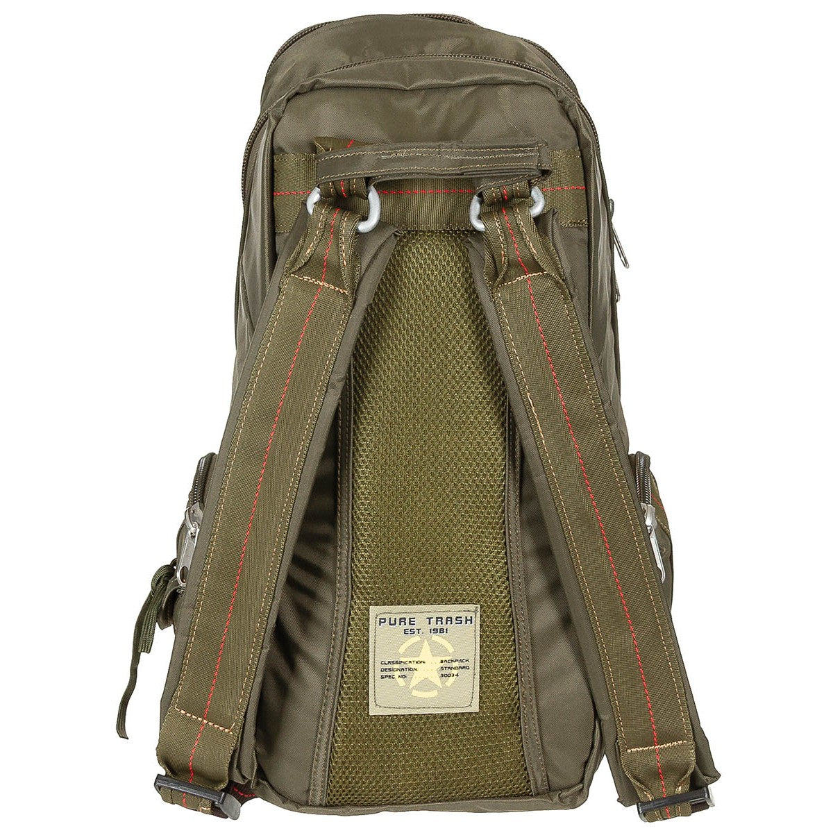 Rucksack, "PT", klein,Karabinerhaken, oliv