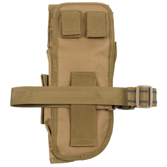 Pistolenbeinholster, coyote,Tactical, rechts