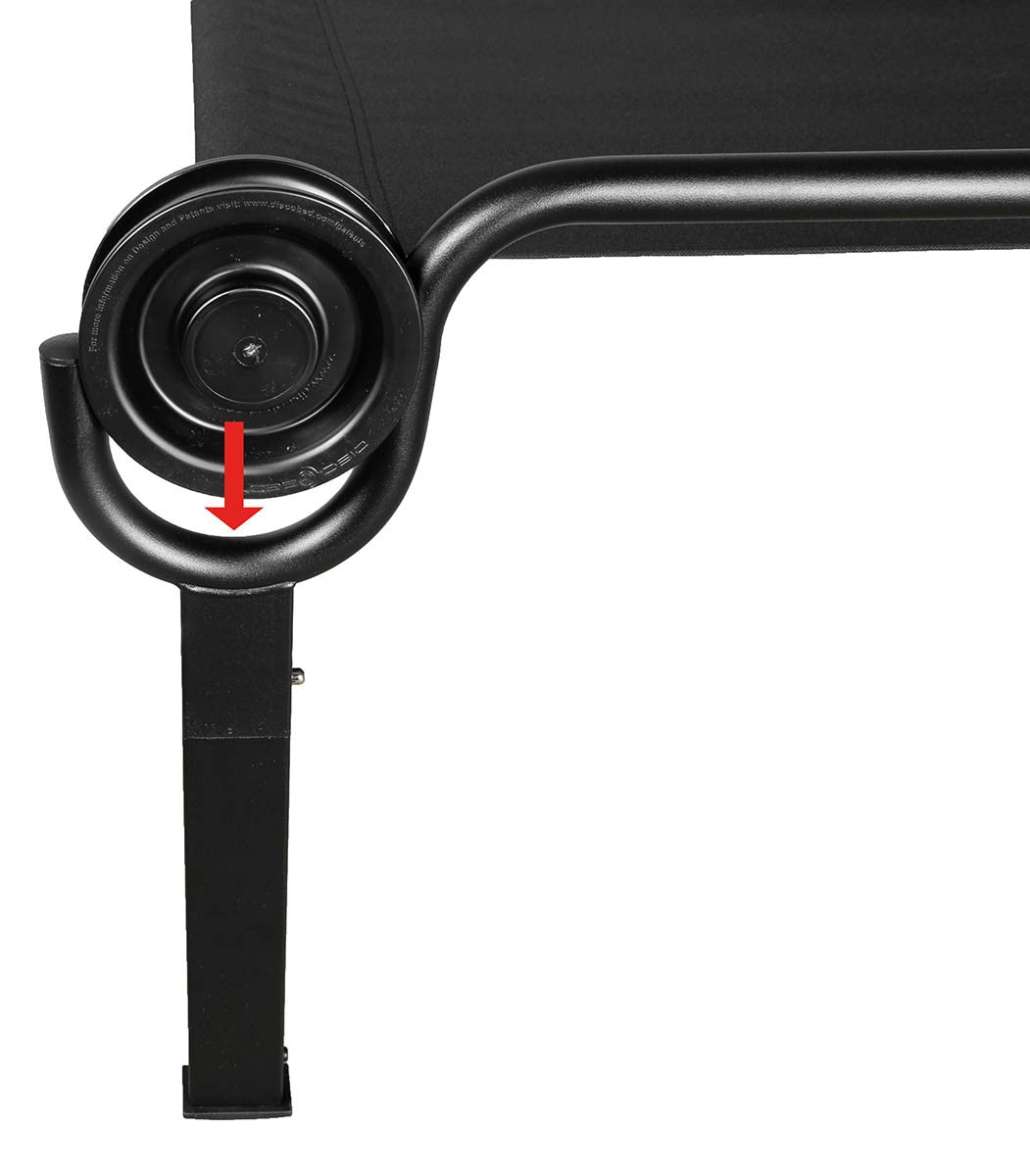 Feldbett, Disc-O-Bed,ONE L, schwarz