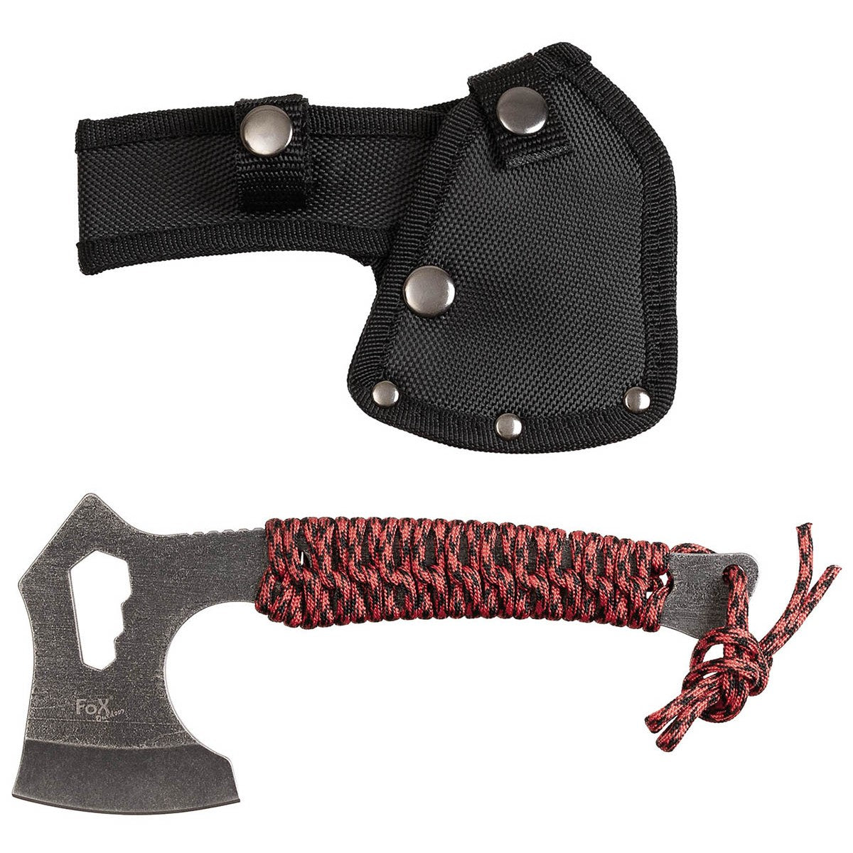 Tomahawk, "Redrope",stonewashed, Griff umwickelt