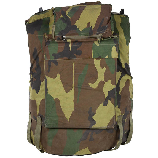 Ital. Schutzweste, AP98,woodland, gebr. (EXP.BESCHRÄ.)