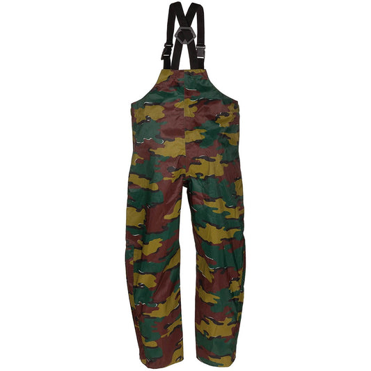 Belg. Nässeschutzhose,tarn, 3-Lagen-Lam., neuw.