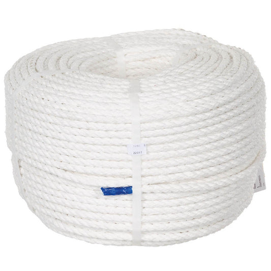 Brit. Marineseil, weiß, 220 m,10 mm Durchm., neu