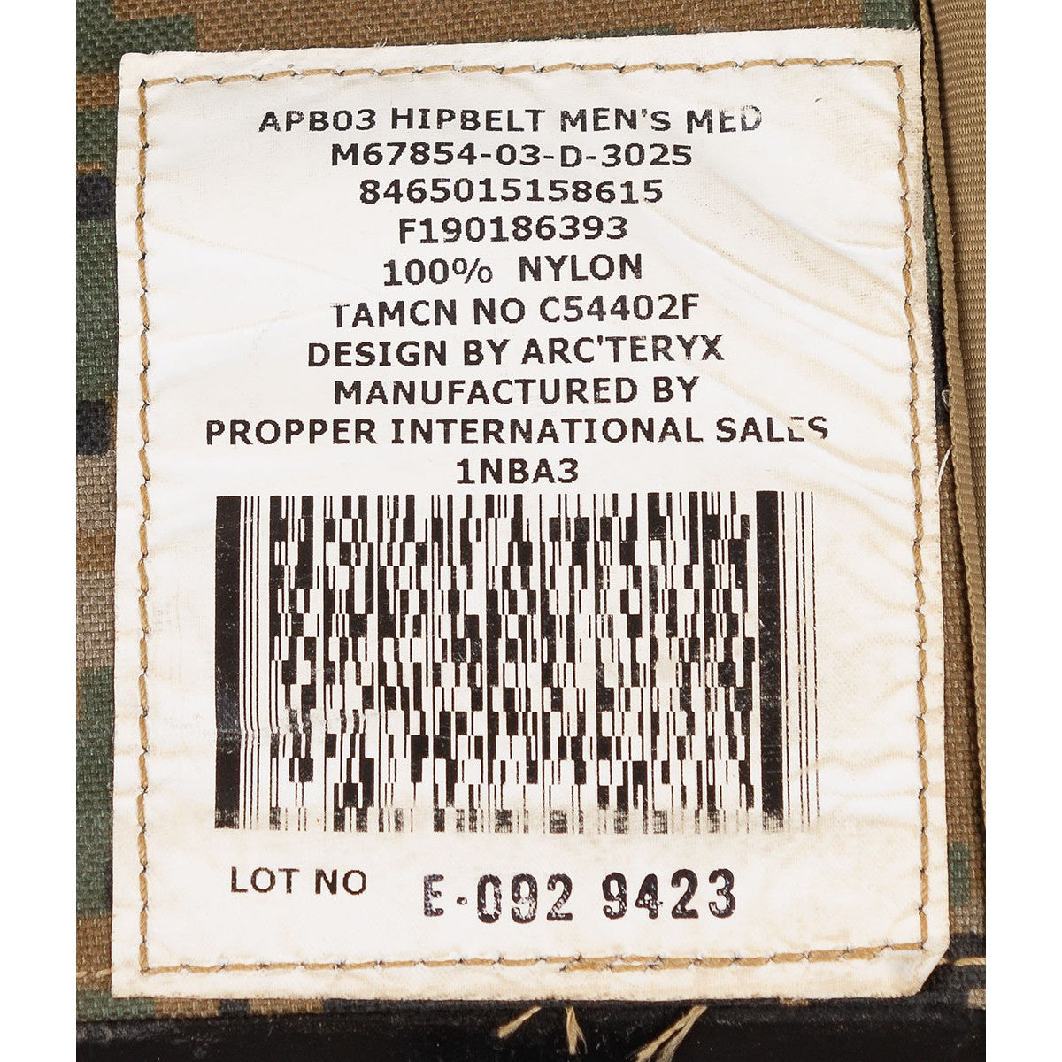 US Hüftgurt, "APB03", marpat,für Rucksack USMC ILBE, gebr.