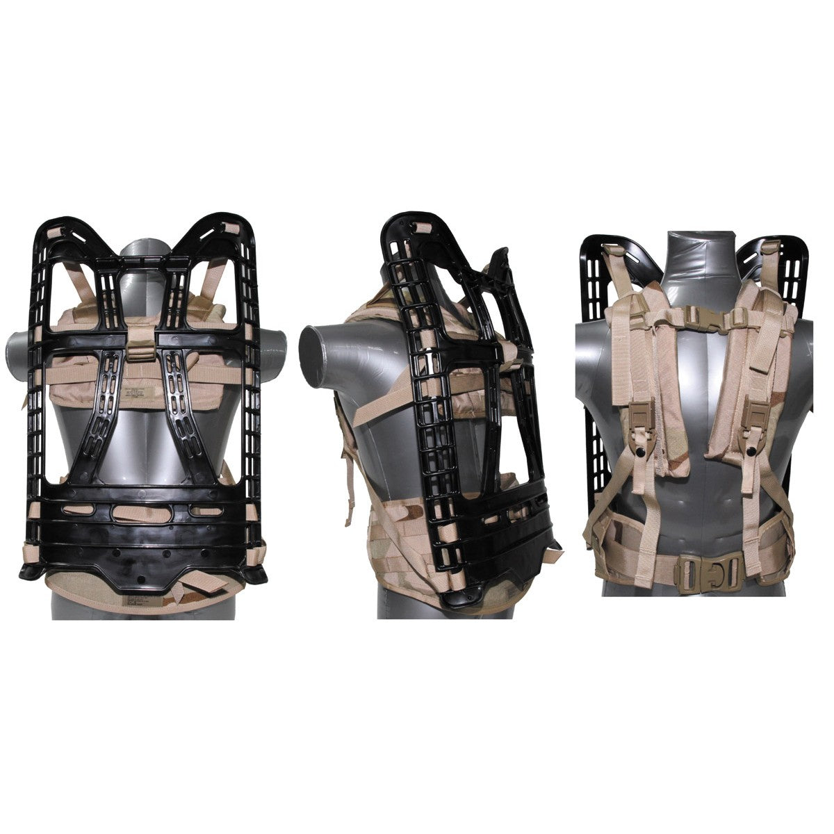 US Rucksack, neuwertig,Molle II light, 3 Fb.desert