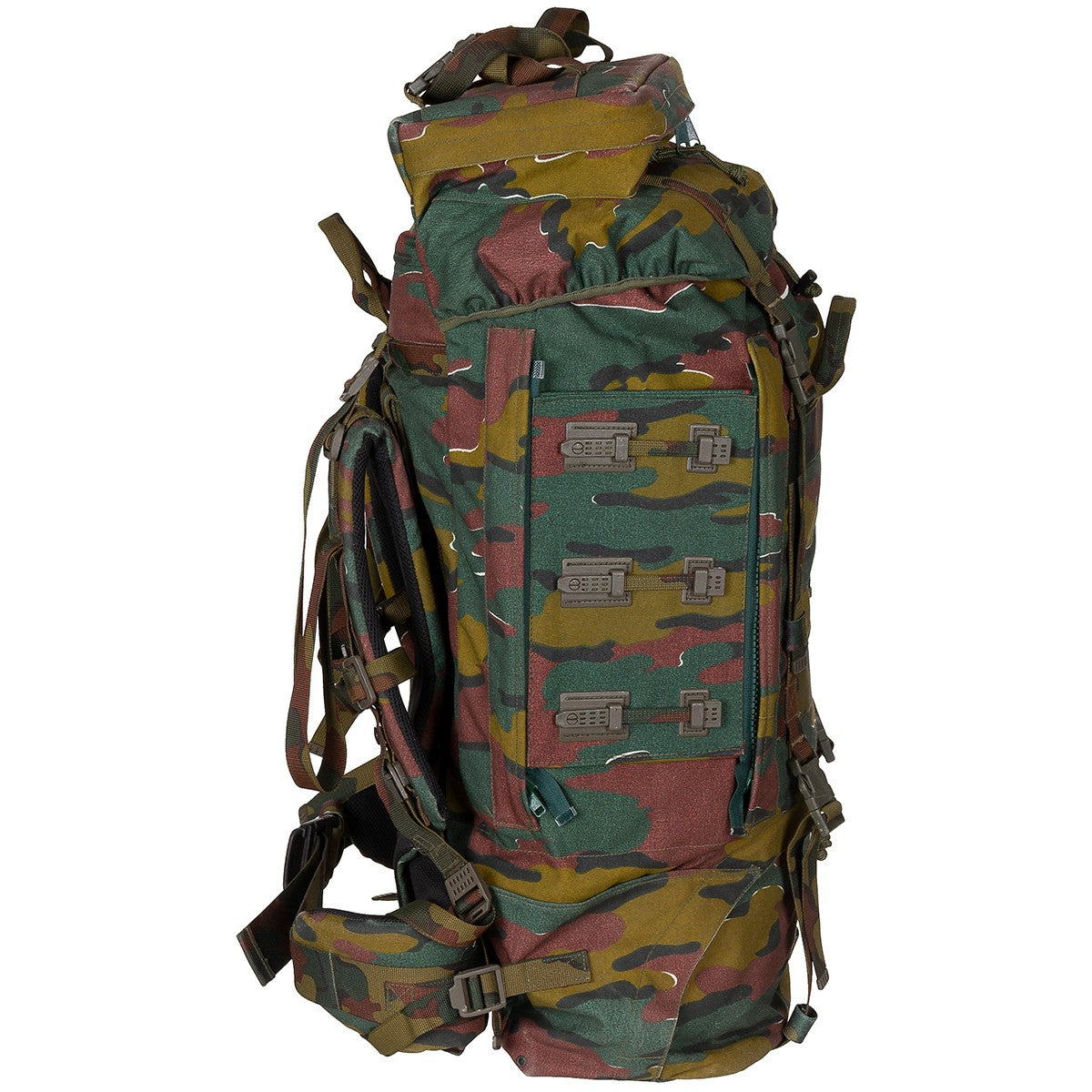 Belg. Rucksack, tarn,OHNE Seitentaschen, gebr.
