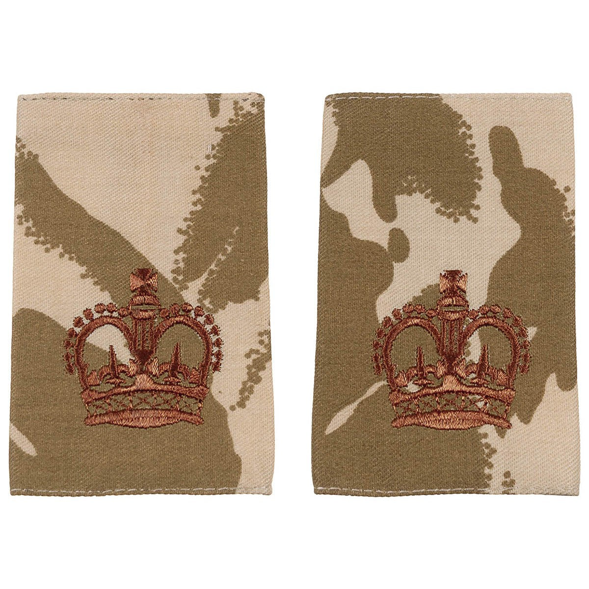 Brit. Schulterklappen, desert,10 Paar, SERGEANT MAJOR