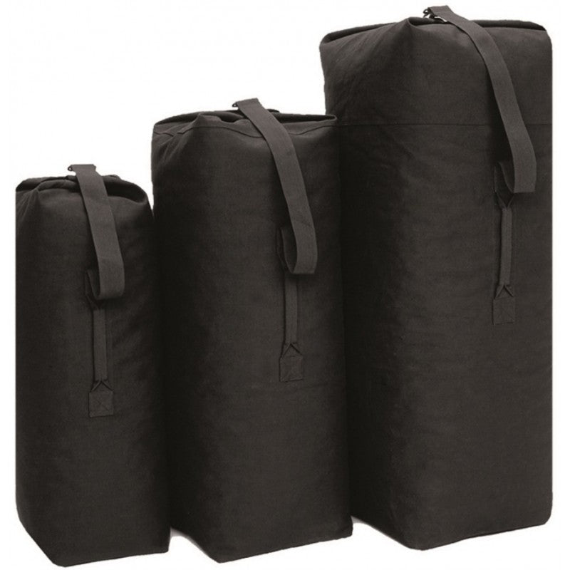 US SEESACK COTTON BLACK LARGE CA. 135 LITER
