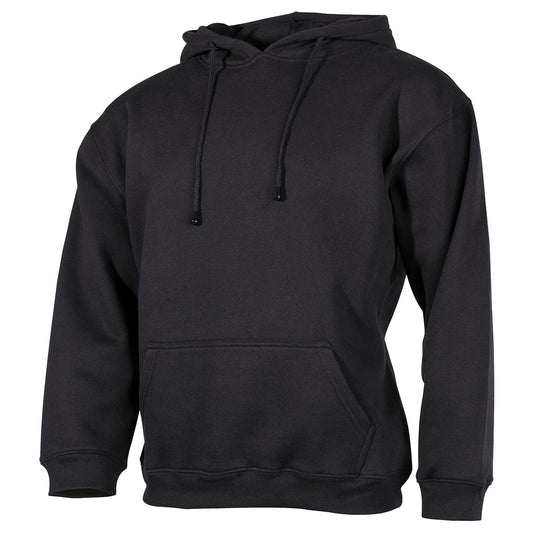 Kapuzen Sweatshirt,340 g/m², schwarz