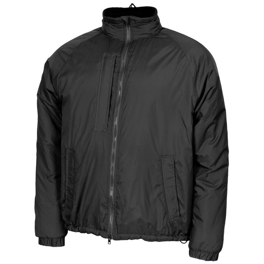 Brit. Thermojacke, schwarz, große Größen