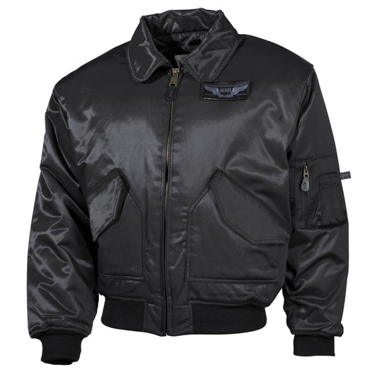 US CWU Pilotenjacke, schwarz,schwere Ausführung