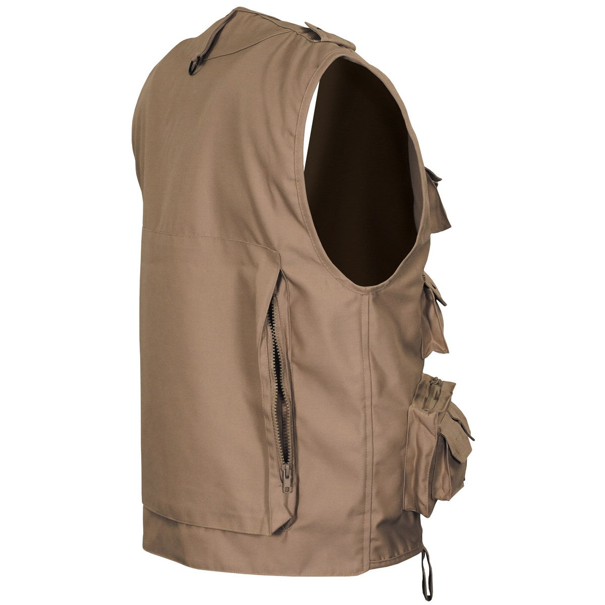 Outdoor Weste, khaki,schwere Ausführung