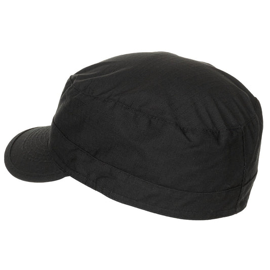 US BDU Feldmütze, Rip Stop,schwarz