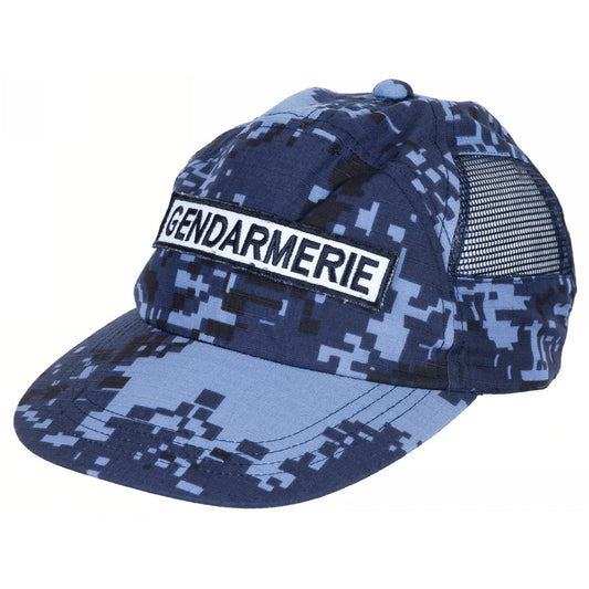 US Cap, digital blau,mit Netzeinsatz, größenverst.