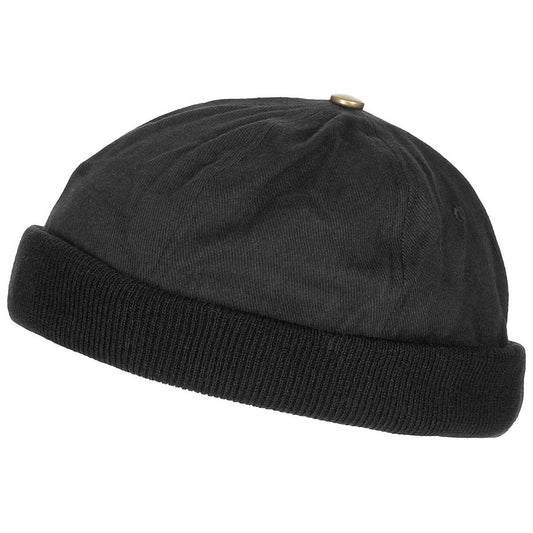 Cap, ohne Schild, schwarz,Klettverschluss