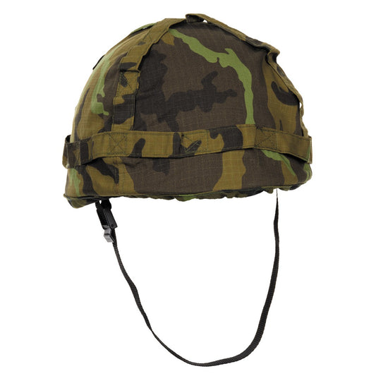 US Helm, Kunststoff,mit Stoffbezug, M 95 CZ tarn