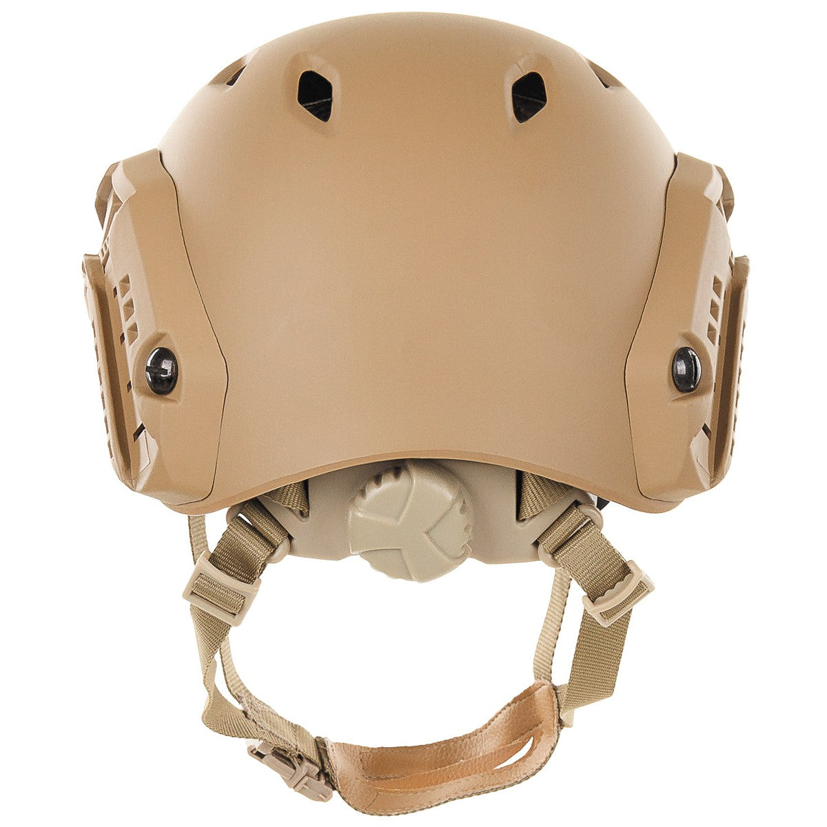 US Helm, FAST-Fallschirmjäger,coyote, Rails, ABS-Kunststoff