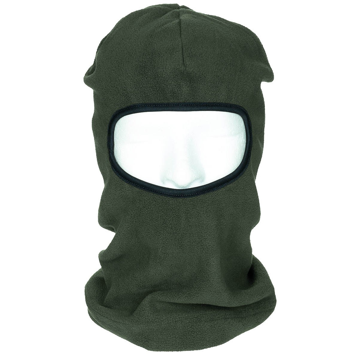 Balaclava, 1-Loch, oliv,Polyester-Fleece
