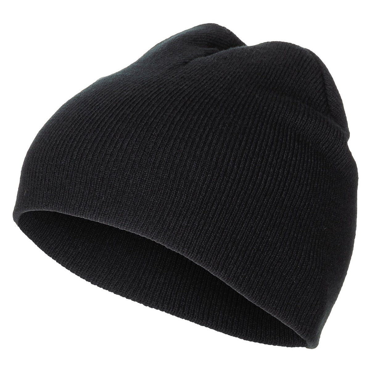 Strickmütze, "Beanie",schwarz,fein gestrickt, kurz