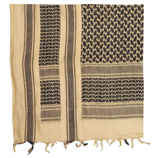 Halstuch, "Shemagh",sand-schwarz