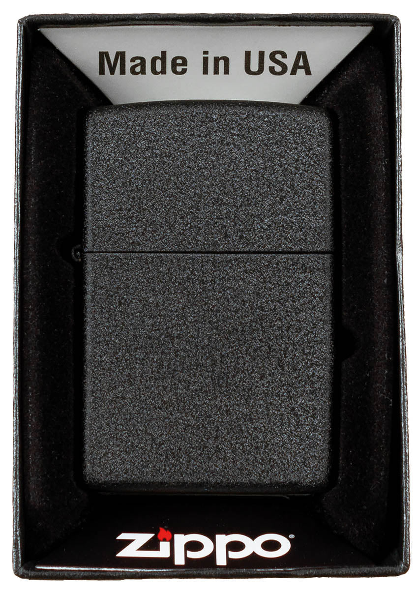 Feuerzeug, Zippo,Black Crackle, unbefüllt